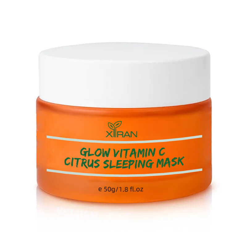 private label natural organic vitamin c rejuvenating whitening face sleeping mask